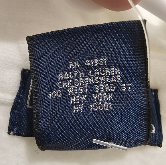 Polo Ralph Lauren 1/4 Zip Pullover Sweatshirt Second 7 Loop Collar Size 24M - Picture 14 of 15